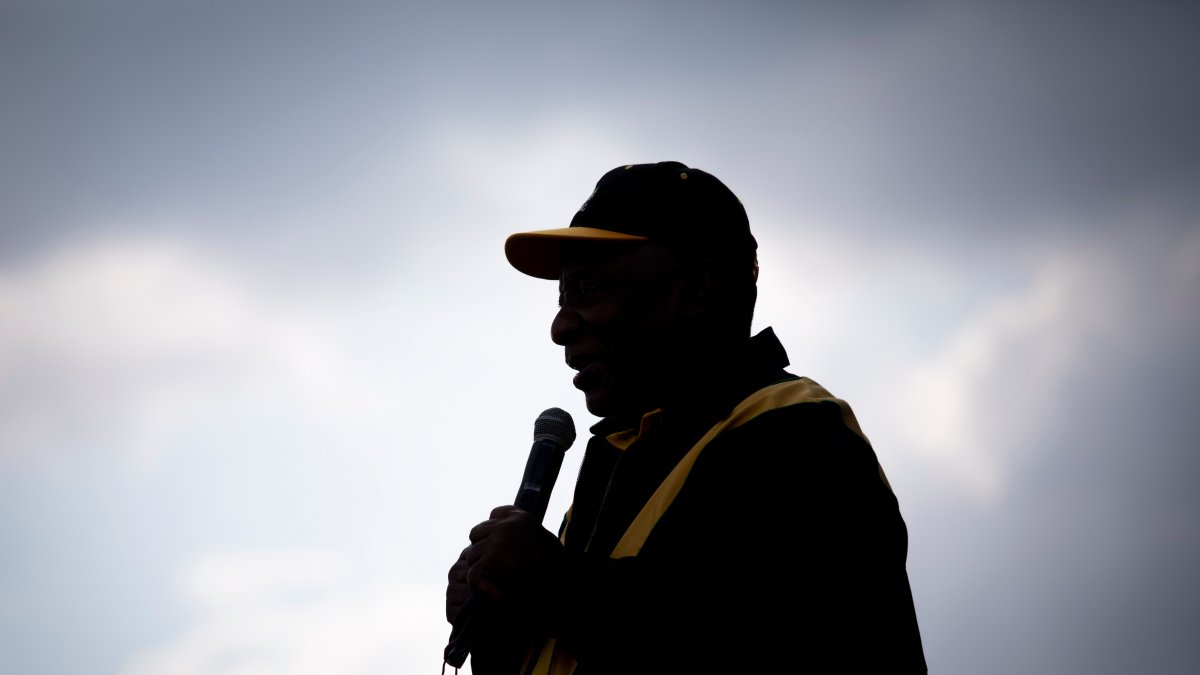 El presidente de Sudáfrica, Cyril Ramaphosa