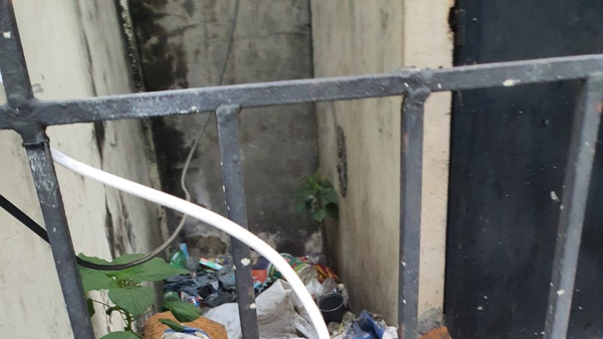 Casa sucia en el centro de Guayaquil