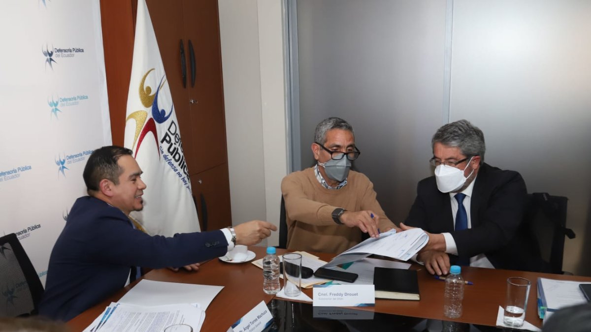 Reunión entre autoridades del SNAI, Defensoría Pública y MSP para analizar aplicación del indulto presidencial