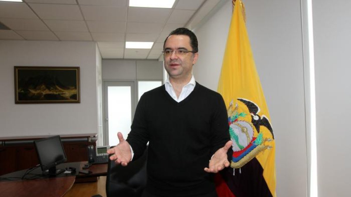 El viceministro de Economía, José Gabriel Castillo, mantuvo entrevistas con varios medios este 8 de diciembre de 2021.