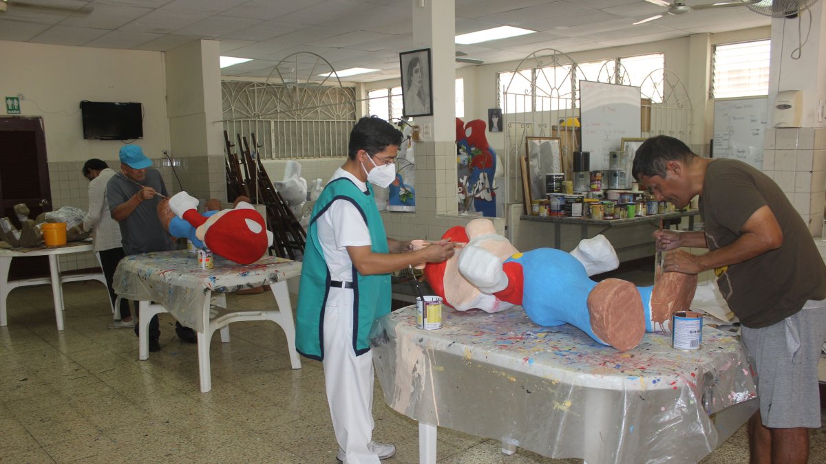 Trabajos. La elaboración inició hace pocos días.