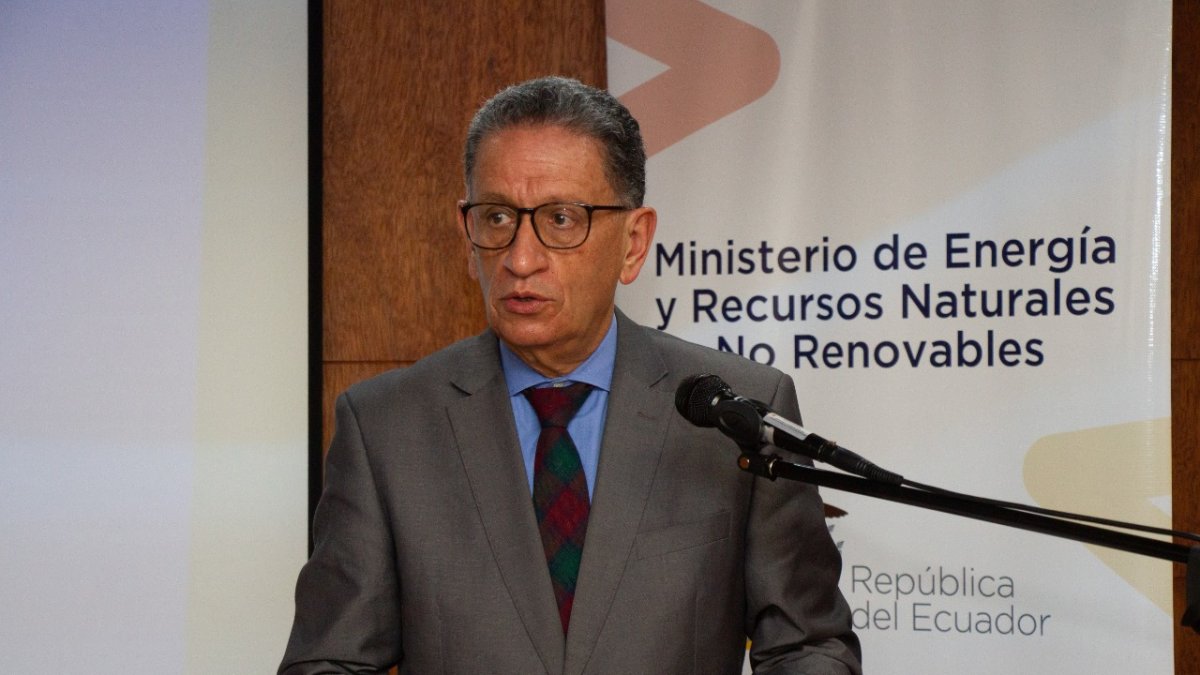 El Ministro de Energía y Recursos Naturales No Renovables, Juan Carlos Bermeo, hizo el anuncio.