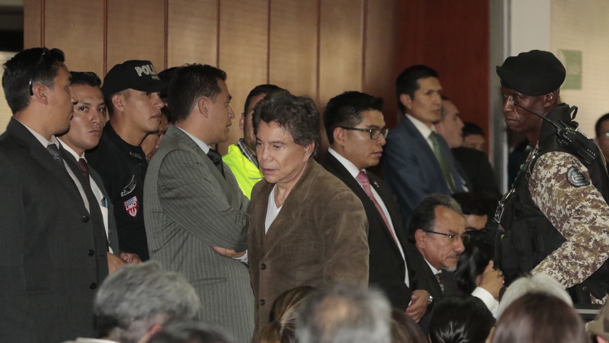 El tío de Jorge Glas salió de la cárcel el jueves pasado.