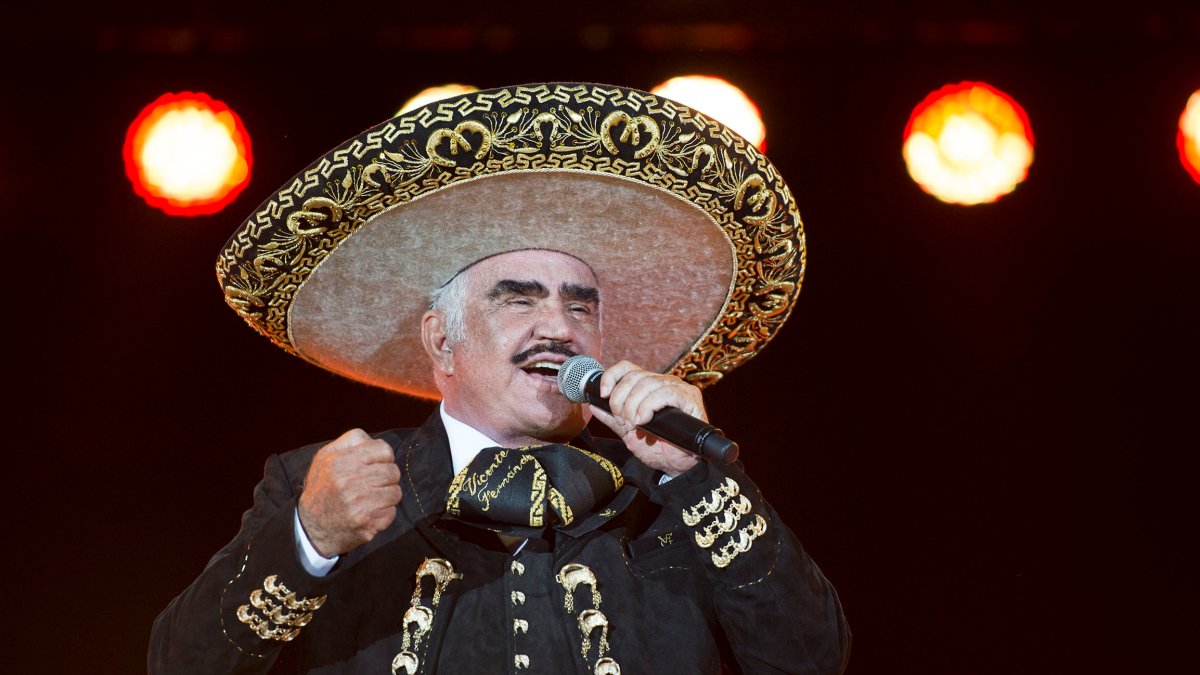 El cantante mexicano Vicente Fernández, en una fotografía de archivo.