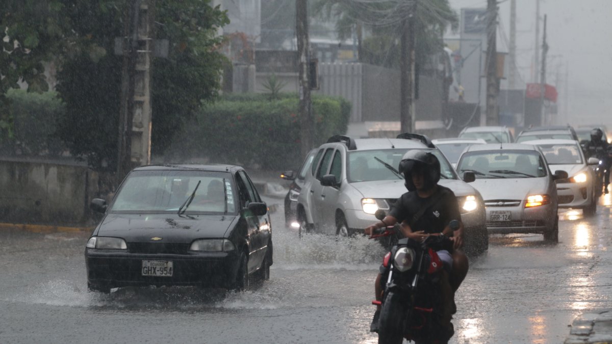 La parte norte de Guayaquil suele ser una de las más afectadas por las lluvias. 