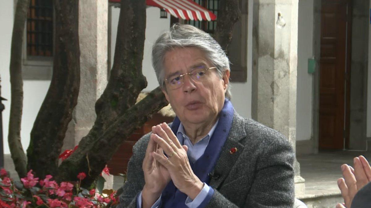 El presidente de la República, Guillermo Lasso..