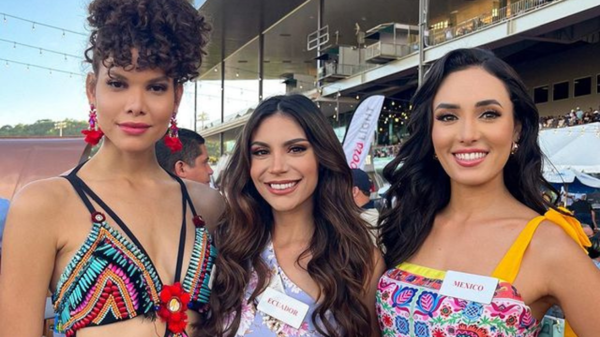 La representantes de República Dominicana, Ecuador y México.