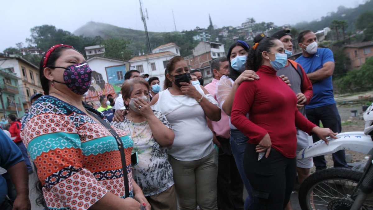 Una pesadilla. Los habitantes de Zaruma vivieron una noche de terror el miércoles 15 de diciembre