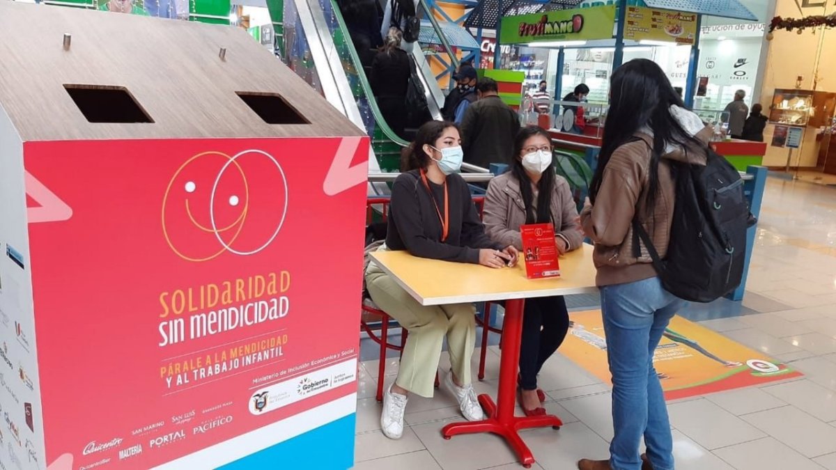 Los centros comerciales habilitaron puntos de recepción de donación