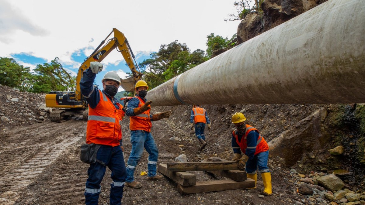 La para de los oleoductos ha obligado a frenar la producción petrolera de Ecuador en este mes.