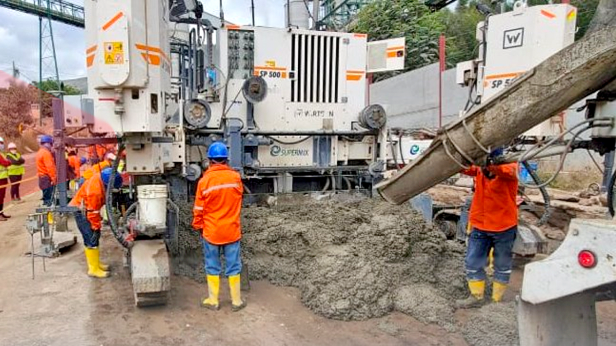 Las obras de restauración de la calzada de hormigón iniciaron la semana pasada y durarán tres meses.