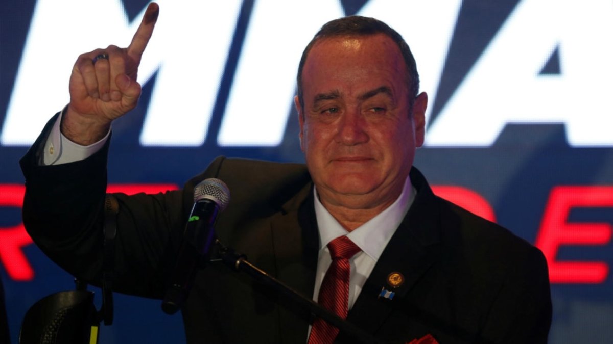 presidente de Guatemala, Alejandro Giammattei,
