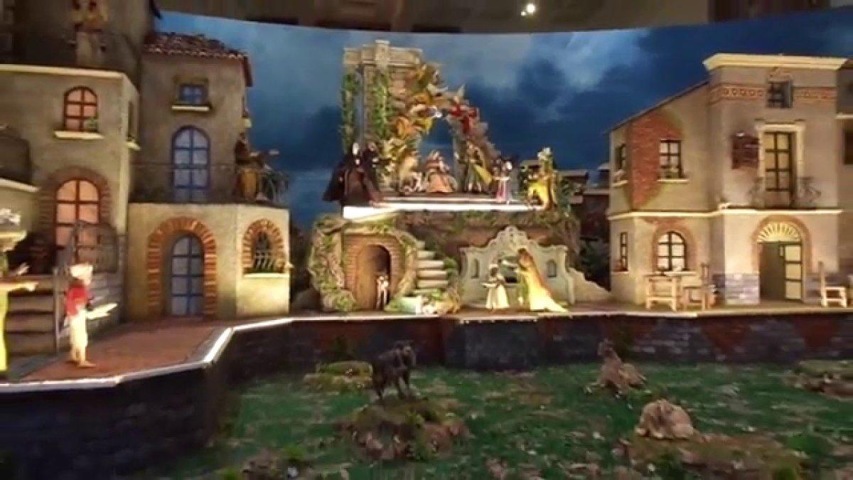 Un belén del Museo San Francisco de Quito