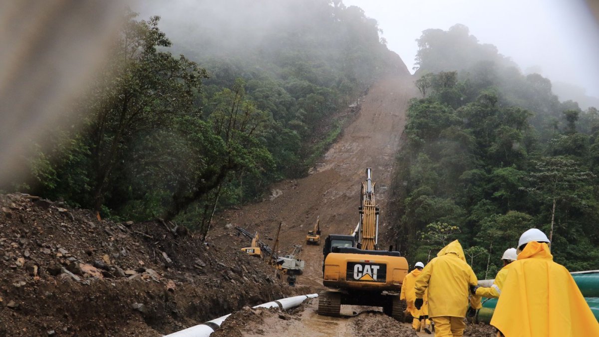 El OCP ha parado su funcionamiento debido a la erosión regresiva en el río Coca.