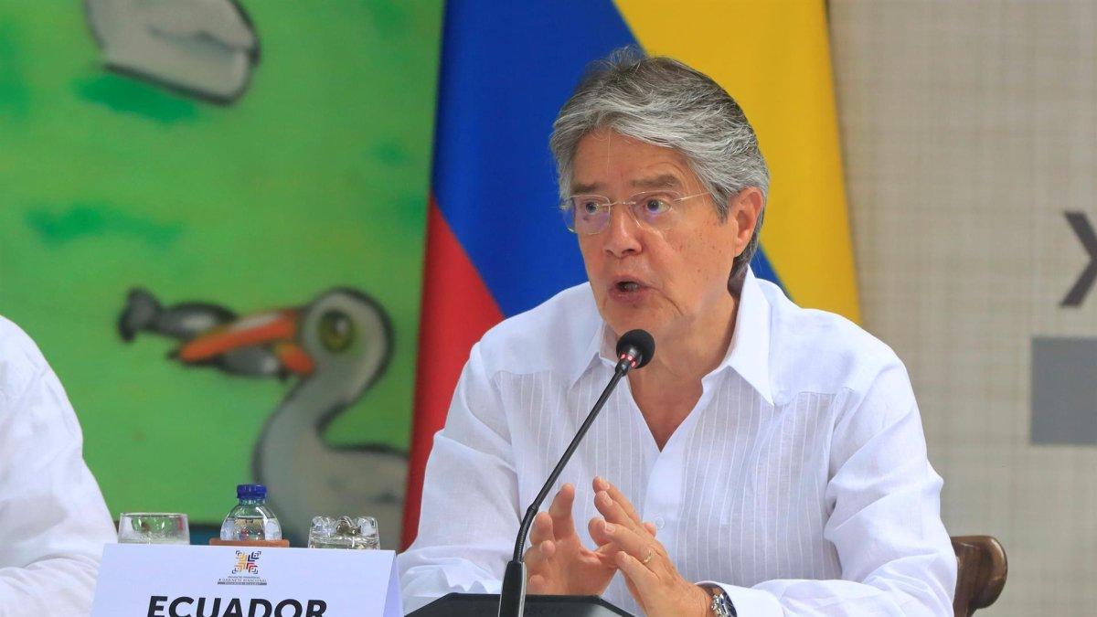 El presidente de Ecuador, Guillermo Lasso.