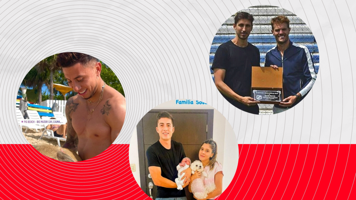 ​Joao Rojas, ​Luca Sosa y Javier Burrai