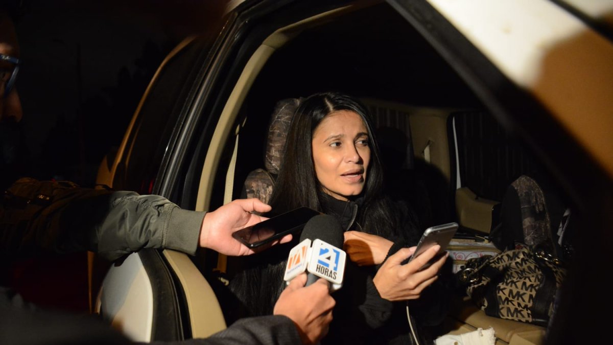 Sara Sabando, madre de Naomi.