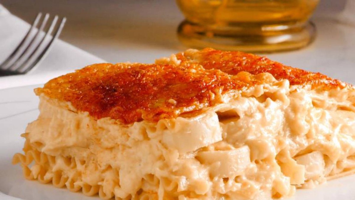 Deliciosa lasaña de palmito