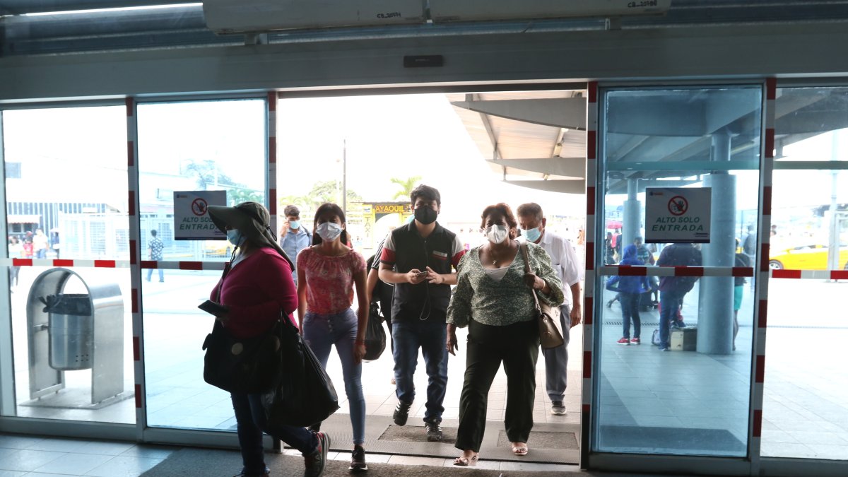 En la terminal terrestre no se pide carné de vacunación.