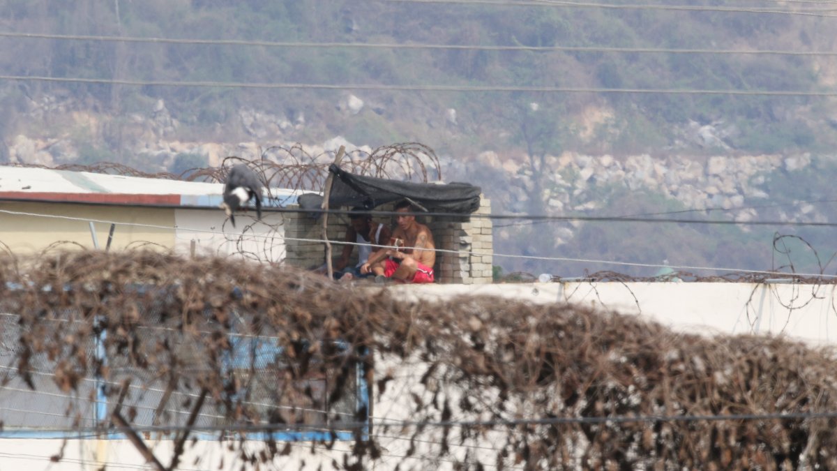 Foto tomada en la Penitenciaría del Litoral.
