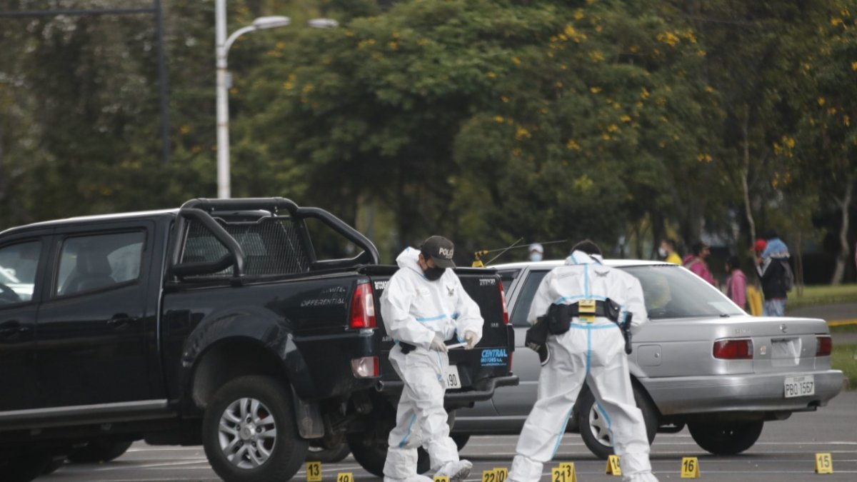 Quito. En la avenida De Los Shyris ocurrió un caso de sicariato de septiembre ded 2021.