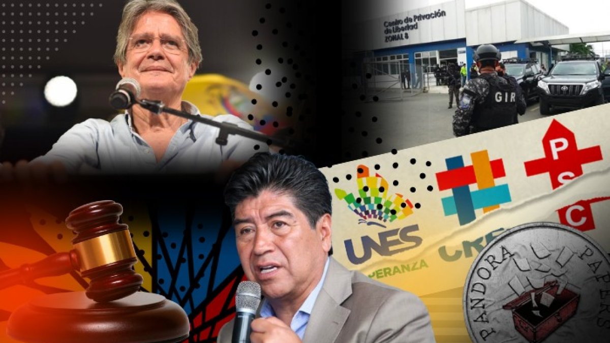 El 2021 estuvo marcado por varios hechos que trazaron el rumbo político del Ecuador