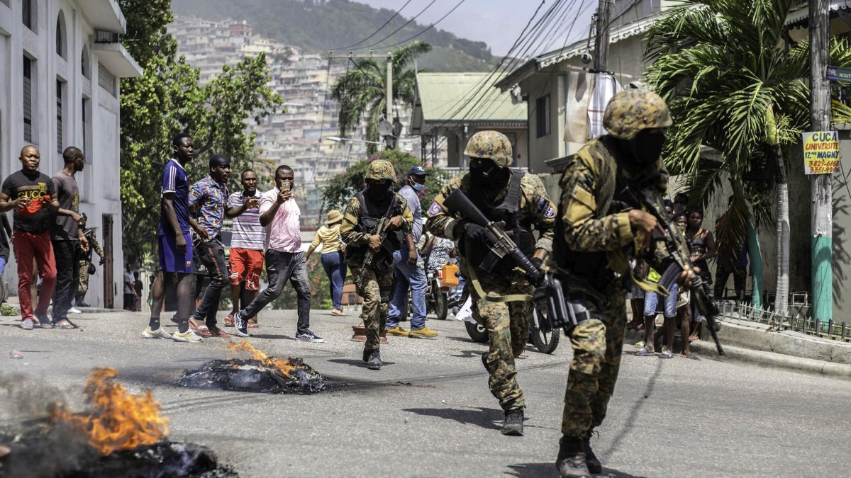 Haití. Protesta por el asesinato del presidente Jovenel Moïse en Puerto Príncipe, el 8 de julio.
