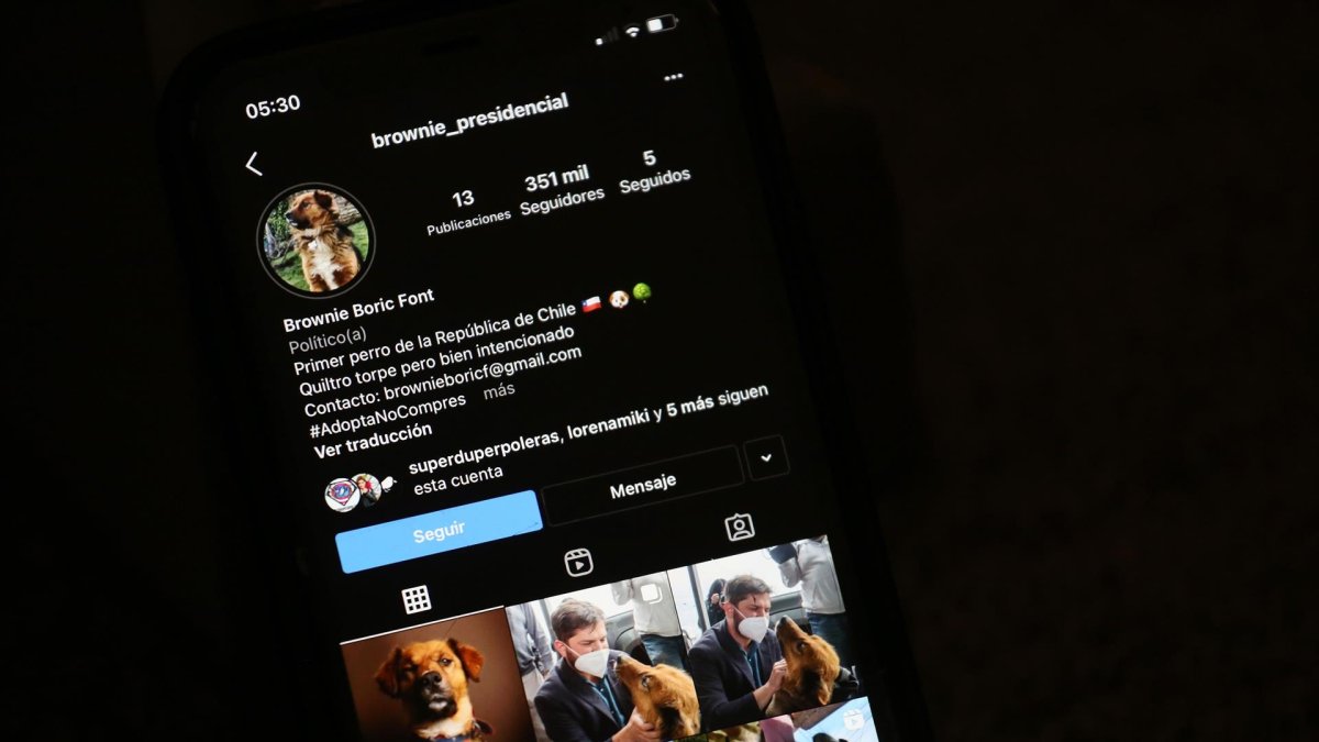 Fotografía hoy de la cuenta de Instagram de 