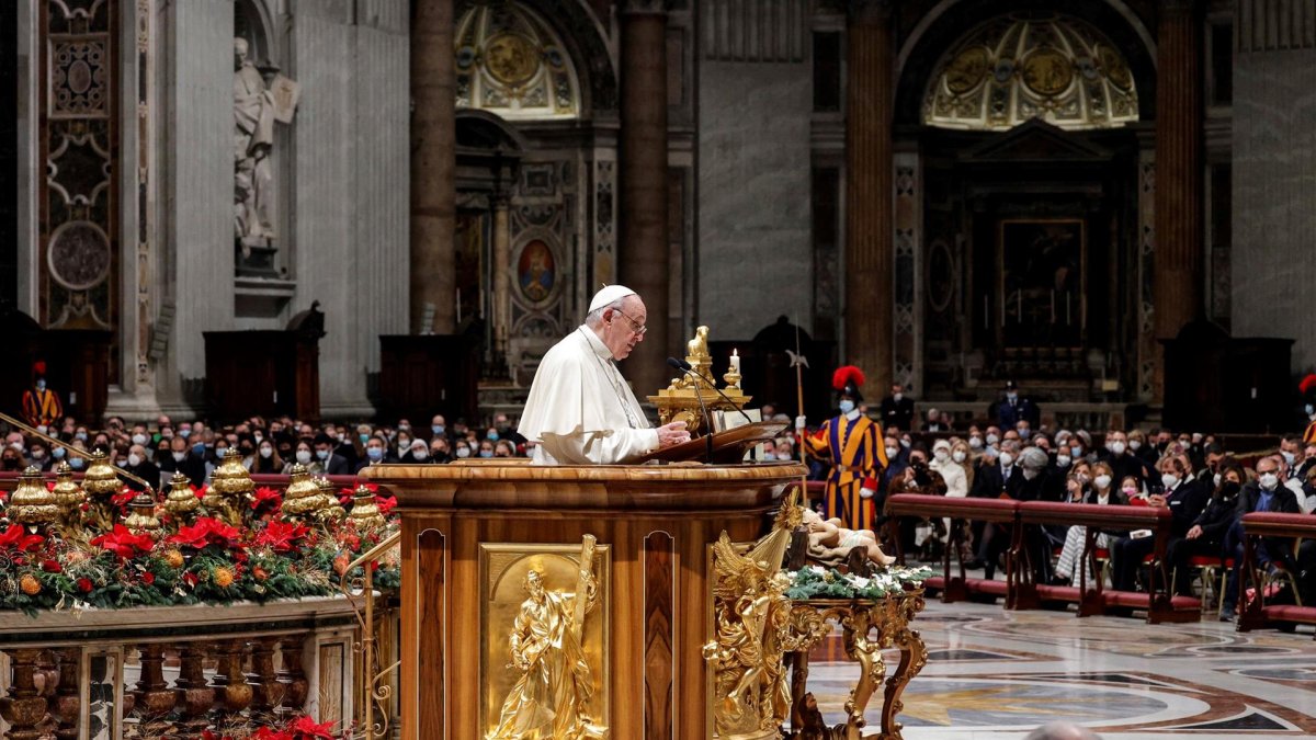 El papa Francisco cierra este viernes el 2021 con una misa en la Basílica de San Pedro del Vaticano, en la que se reflexiona sobre el año transcurrido y se da las gracias entonando el himno del 