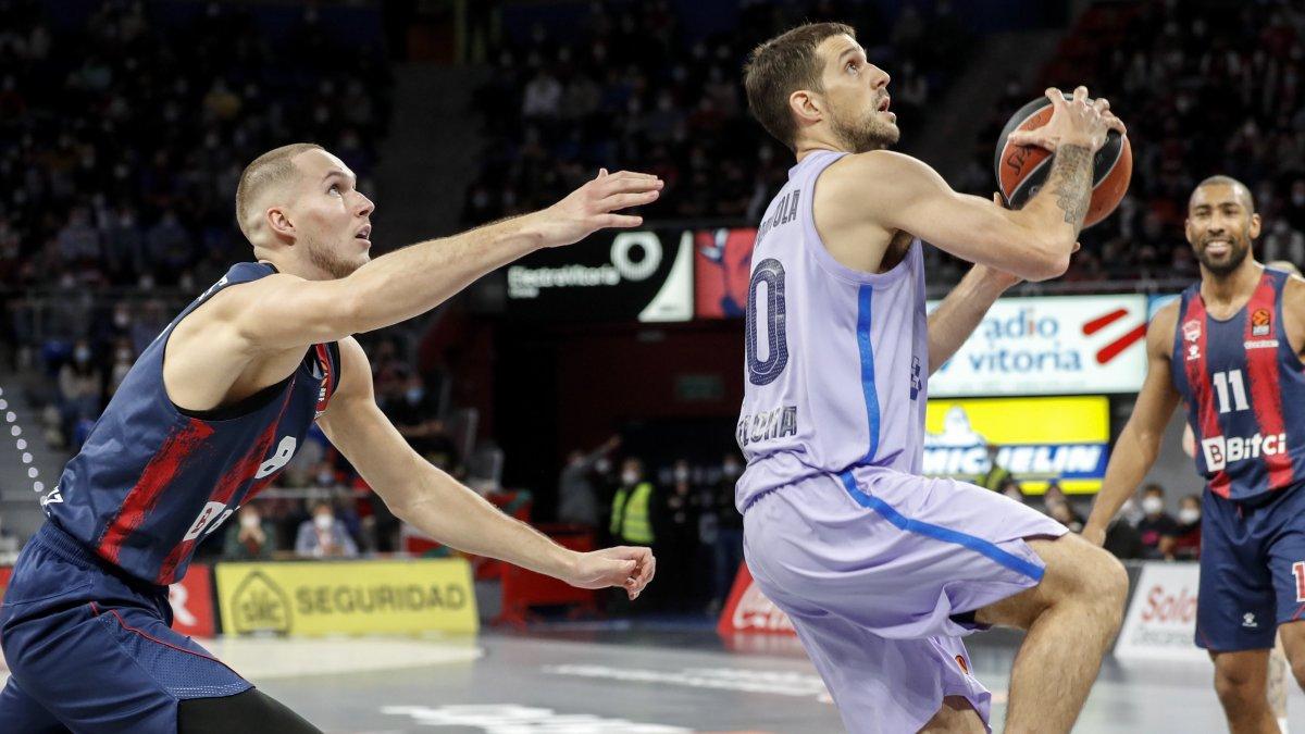 Jugadores de la Euroliga en la última jornada