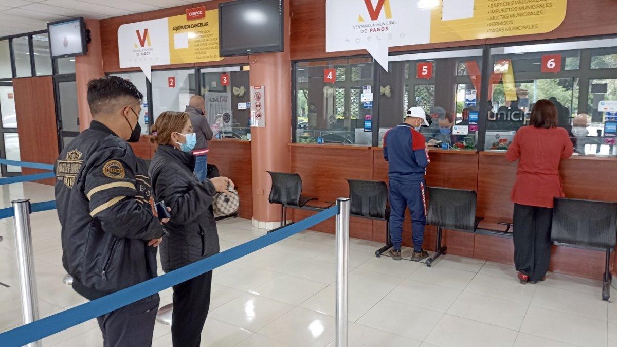 Cobro. Estarán habilitadas 15 ventanillas y otros 100 puntos de pago.