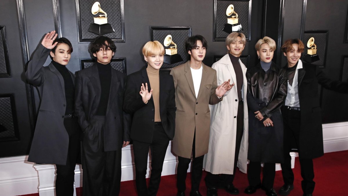 El grupo de K-Pop BTS en foto de archivo.