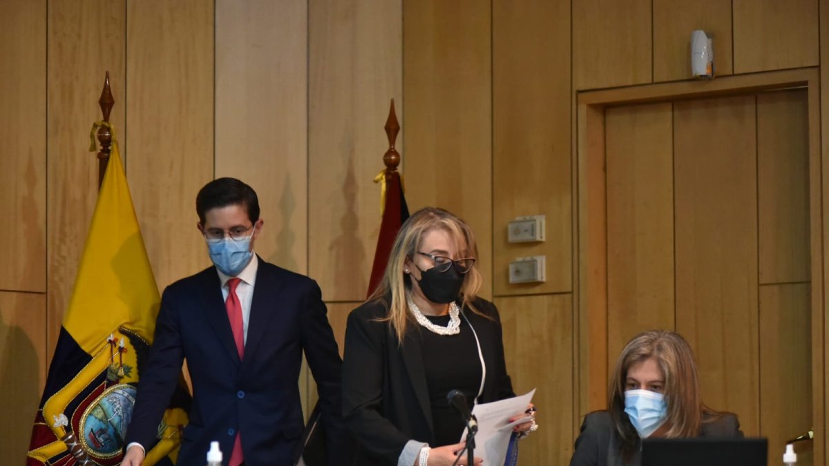 El gerente del Banco Central del Ecuador. Guillermo Avellán, presentó los resultados económicos del tercer trimestre de 2021.