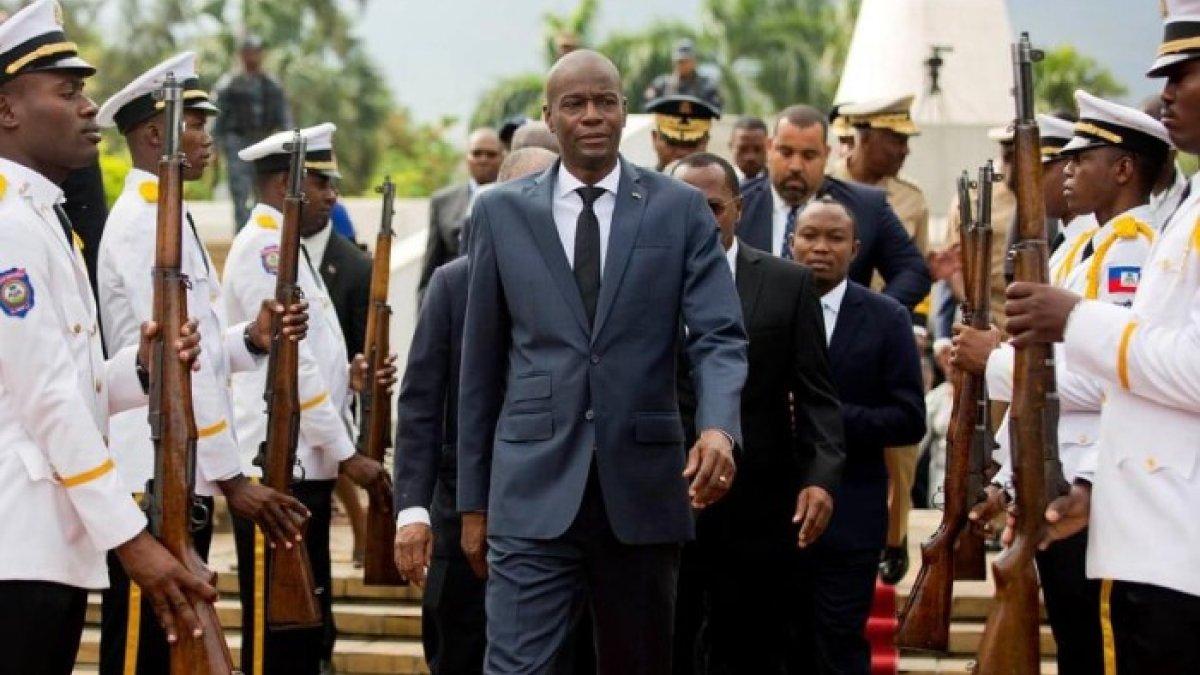 El presidente Jovenel Moise durante una de sus apariciones en público, antes de ser asesinado, el 7 dejulio de 2021.