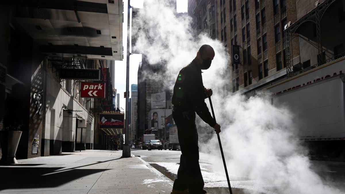 Vista de un empleado de un hotel en Nueva York, en una fotografía de archivo.