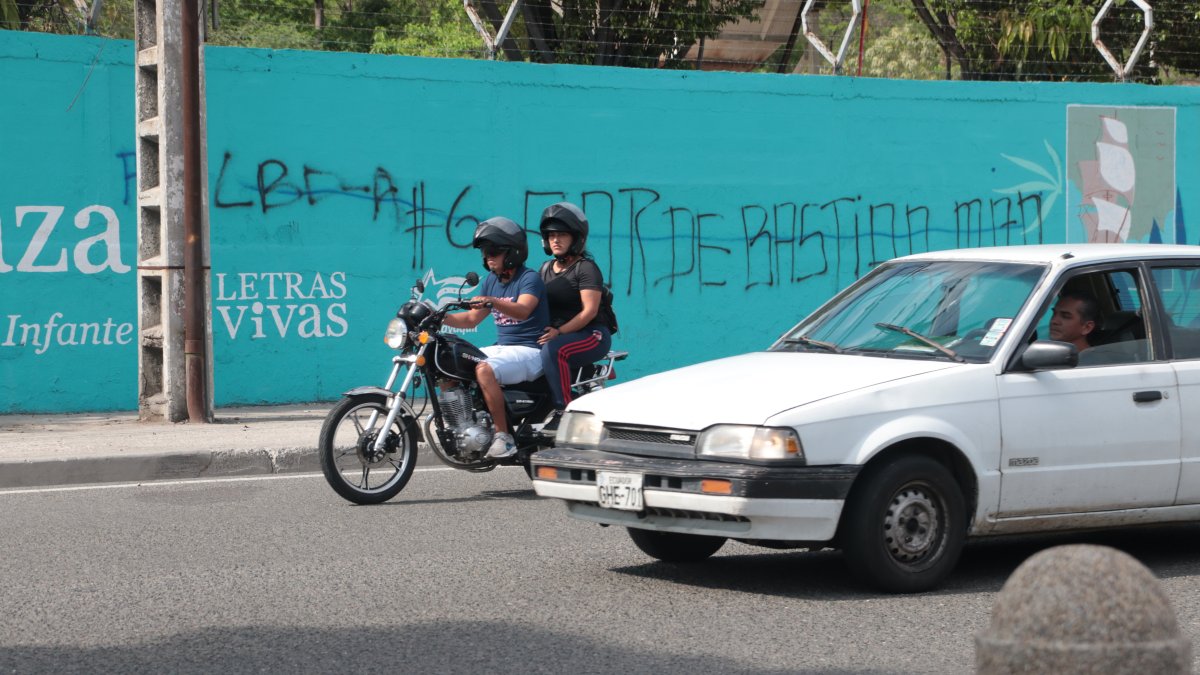 Realidades. Este mural, ubicado en la avenida Barcelona, a la altura del puente Patria, luce con grafitis y leyendas que rezan “Flor de Bastión”. Cada vez ganan más espacio en la obra.