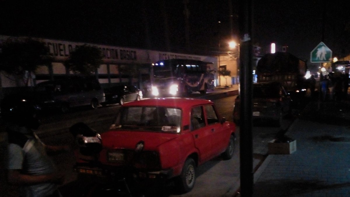 Este es el estado en el que se encuentra la avenida actualmente.