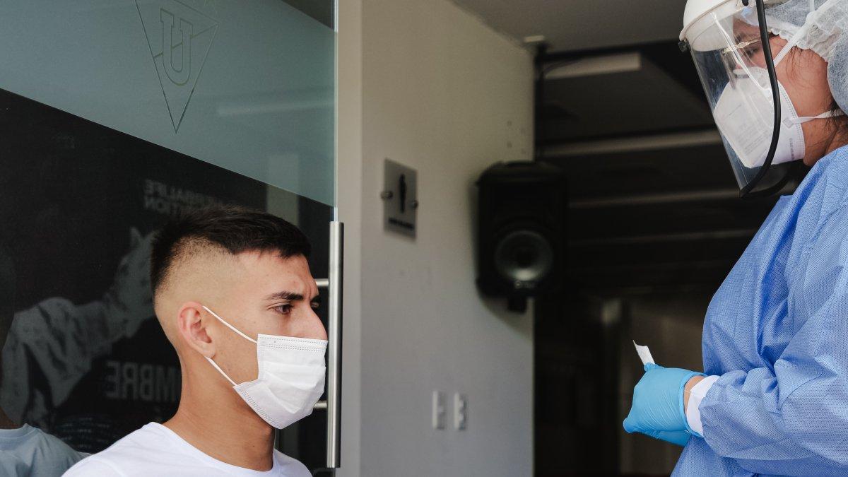 Zaid Romero se somete a la prueba médica antes de las pruebas físicas de la pretemporada de Liga de Quito