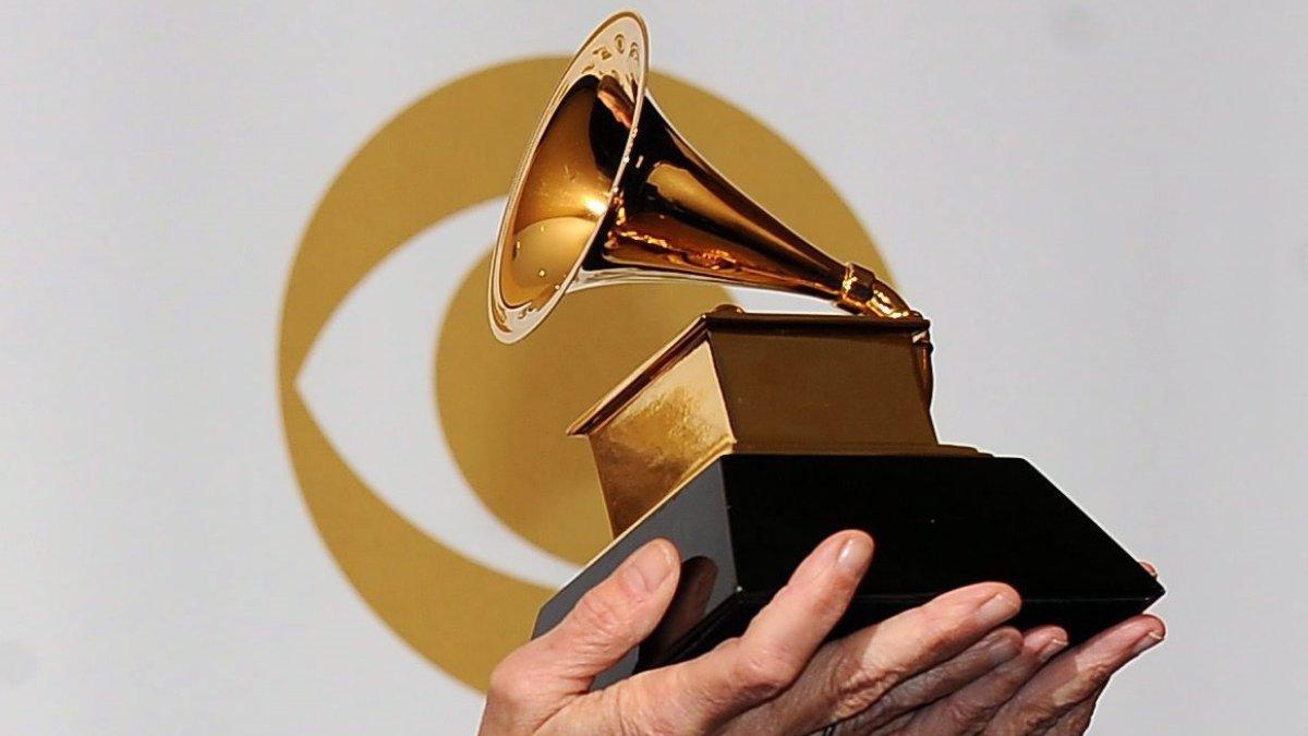 Imagen de archivo de una estatuilla Grammy