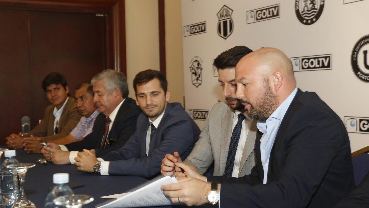 En mayor del 2018, LigaPro firmó su contrato con GolTV.