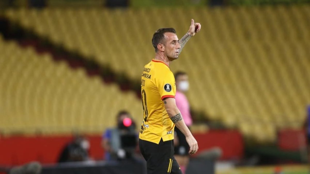 Damián Díaz, volante de Barcelona, se sumará a las prácticas con el resto de sus compañeros.