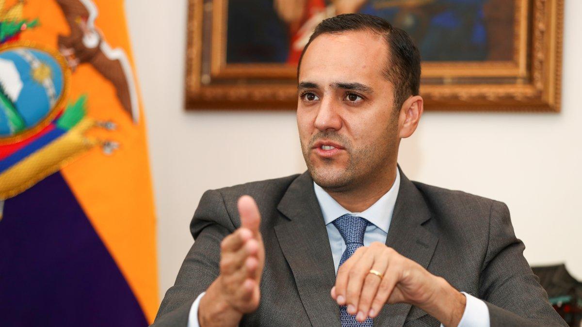 El ministro ecuatoriano de Exteriores, Juan Carlos Holguín