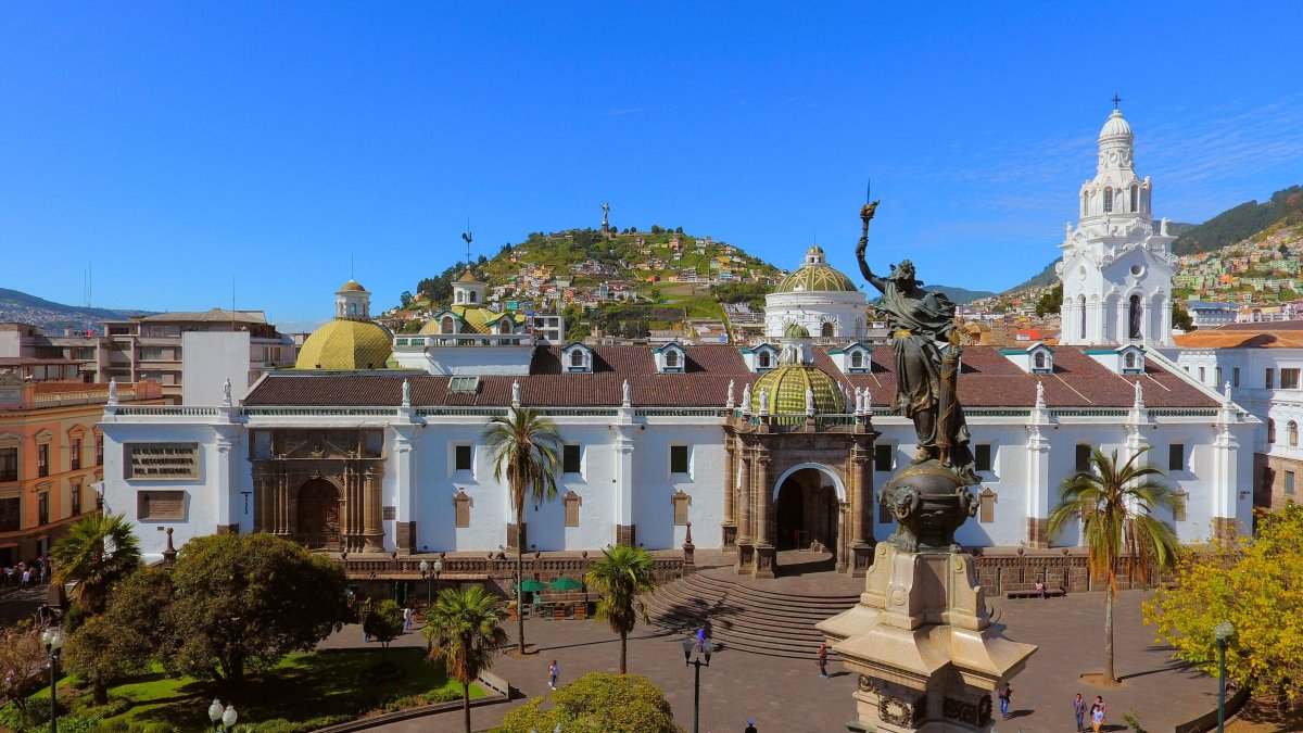 La catedral Metropolitana de Quito (Ecuador), joya del Patrimonio Cultural de la Humanidad.