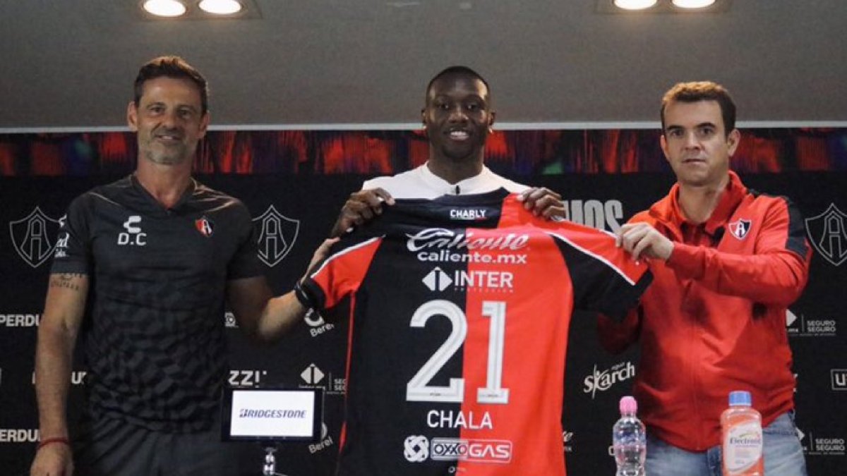 Aníbal Chalá, futbolista ecuatoriano del Atlas, cumple su segunda experiencia en un equipo mexicano.