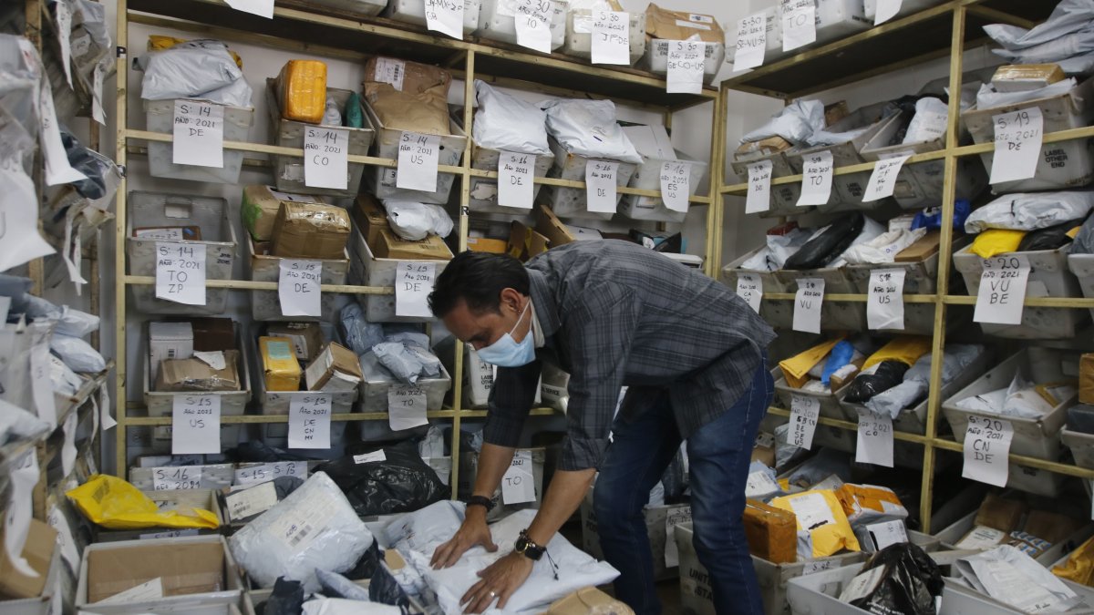 Oficinas de Servicios Postales del Ecuador, en Pusuquí, en en el noroccidente de Quito.