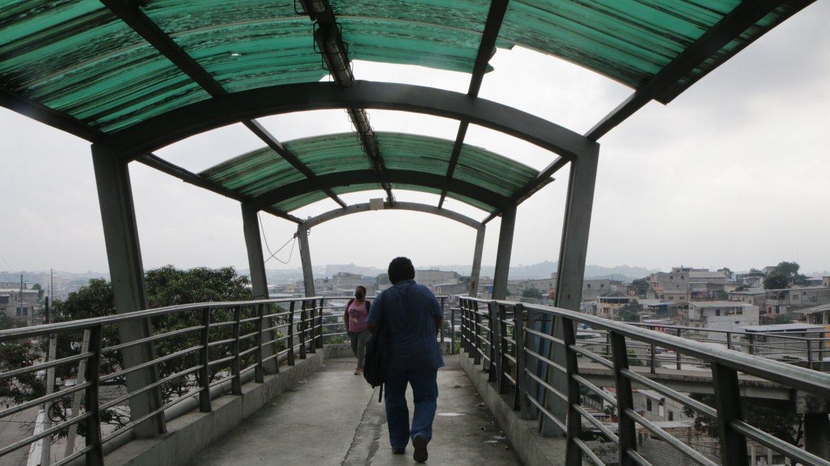 Así lucen algunos paso peatonales