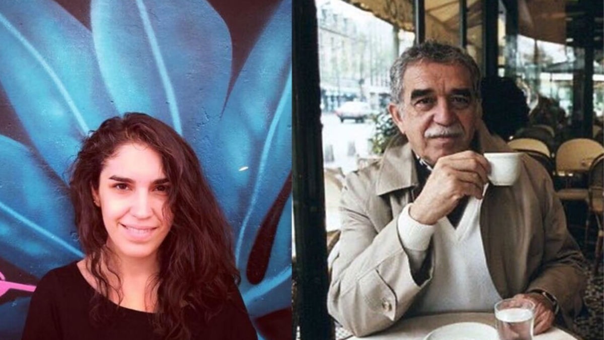 Gabriel García Márquez y su hija Indira.