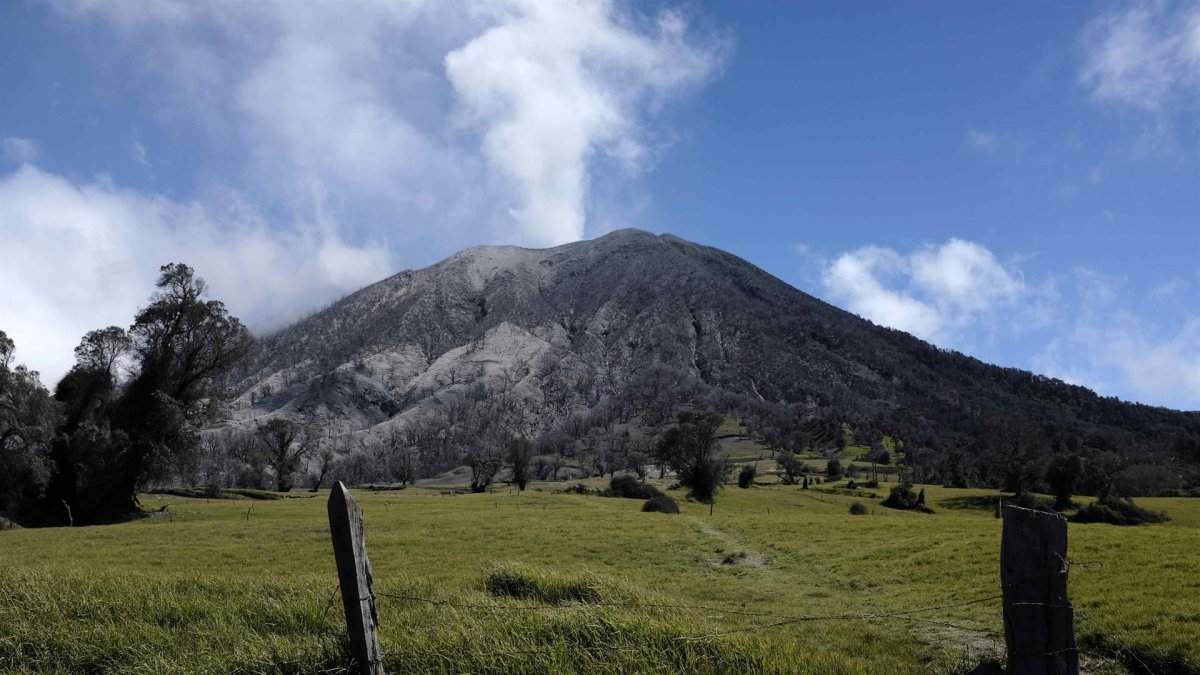 Fotografía de archivo del volcán Turrialba (Costa Rica).