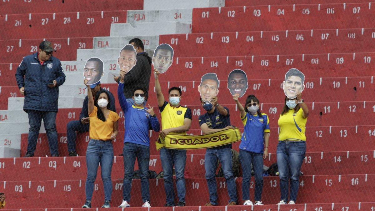 La selección ecuatoriana ha jugado con aforos reducidos en las últimas fechas del proceso eliminatorio.