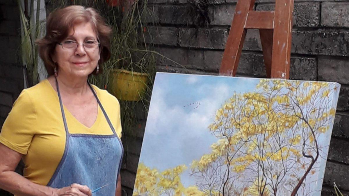 A Lucía Perrone le seduce plasmar la naturaleza.